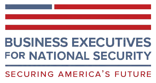 A logo for business executives international security